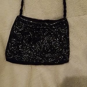 Beaded mini purse prom purse